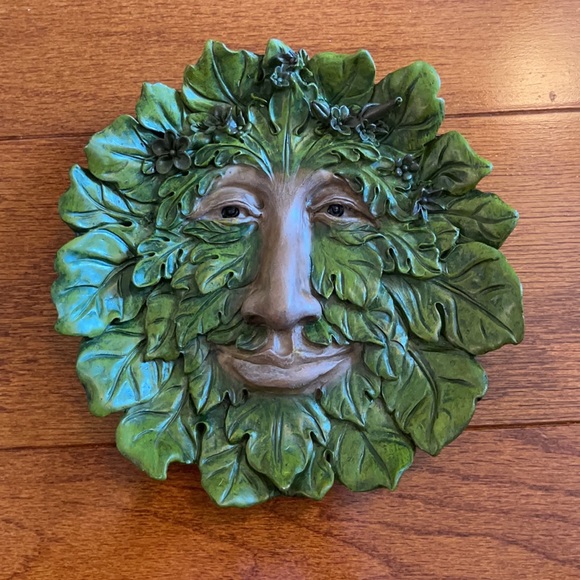 Greenman, Mistress, Primavera  art wall plaque - Picture 3 of 14
